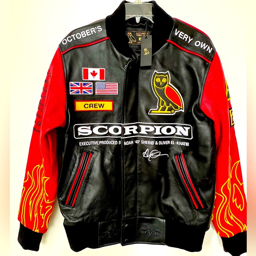 OVO & The Three Migos Leather Jacket
